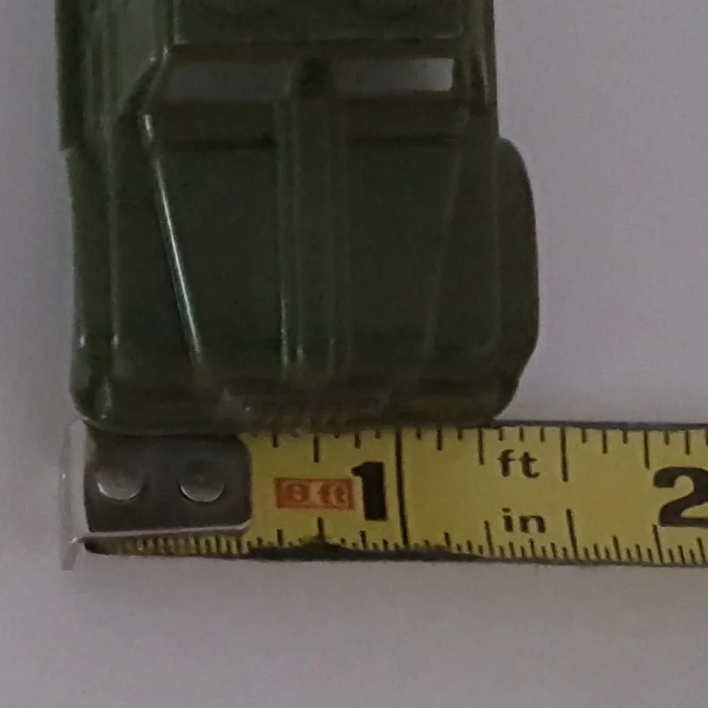 Vintage Green Plastic Army Military Vehicles Small